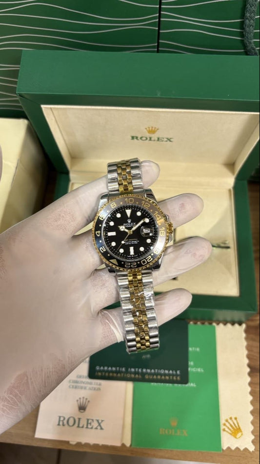 2 Tone Classic GMT Master Premium Watch for Men