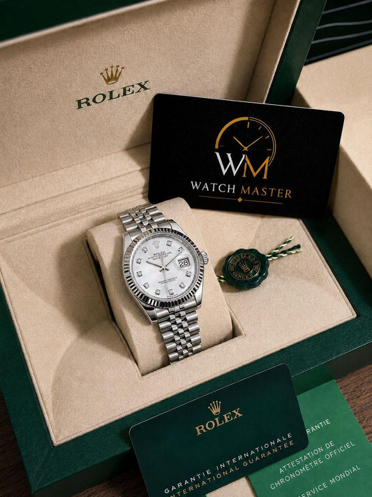 Silver Luxury Date Just Premium Watch for Men
