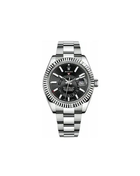 Black Silver Signature Sky Dweller Premium Watch for Men