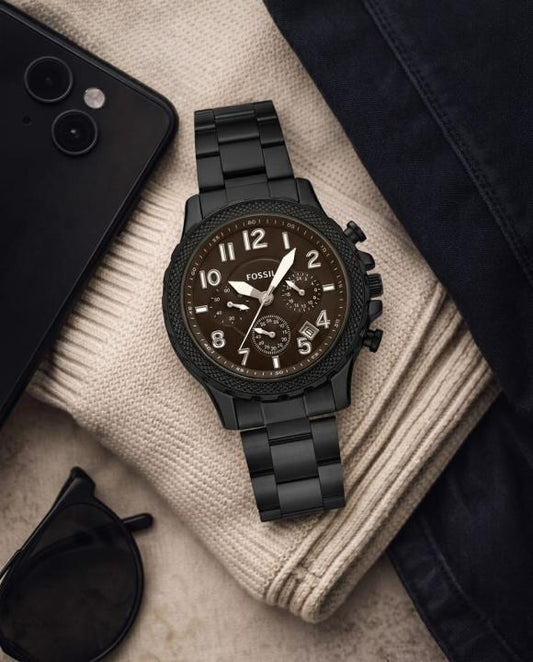 Fossil Bowman Chronograph Black-Brown