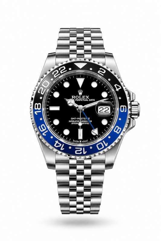 Blue Black Explorer GMT Master Premium Watch for Men