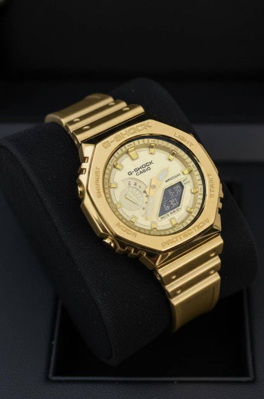 Casio G Shock Gm2100 Full Gold
