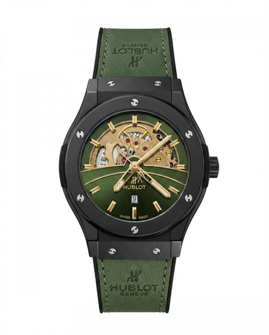 Hublot Big Bang Tourbillon Green Leather