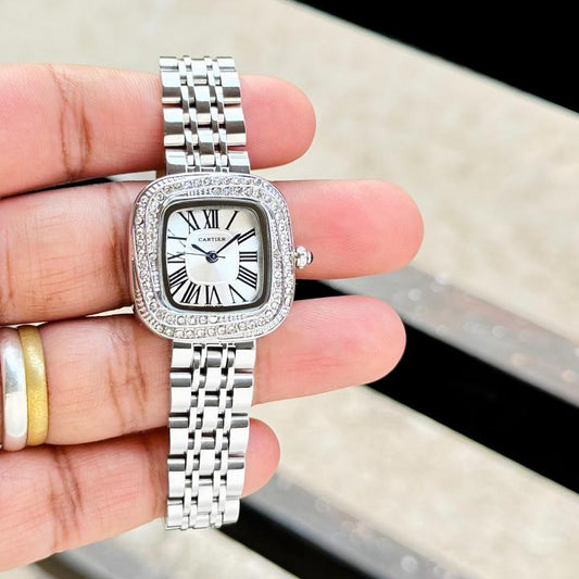 Coussin de Cartier Silver White