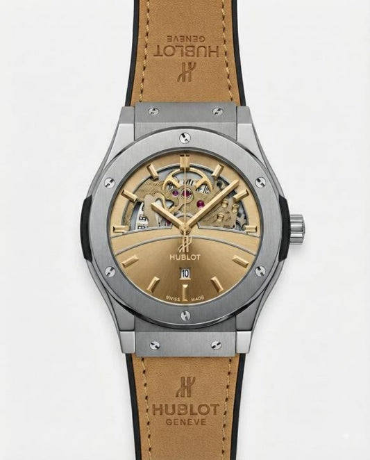 Hublot Big Bang Tourbillon Brown Leather