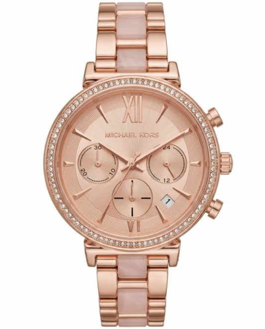 Micheal kors sofie two tone rose gold