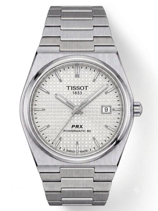 Tissot 1853 Prx Silver White Dial Quartz Movement