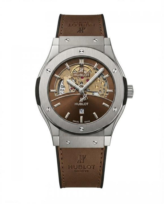 Hublot Big Bang Tourbillon Dark Brown Leather
