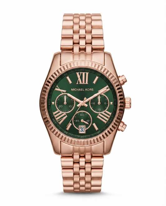 Micheal kors Lexington Mk8602 Copper Green Dial