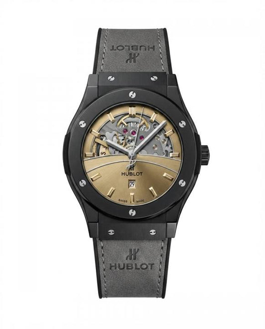 Hublot Big Bang Tourbillon Grey Leather
