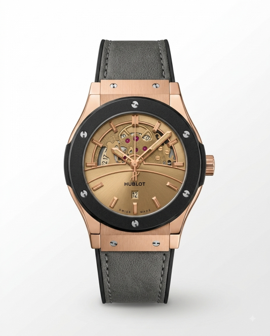 Hublot Big Bang Tourbillon Grey Leather