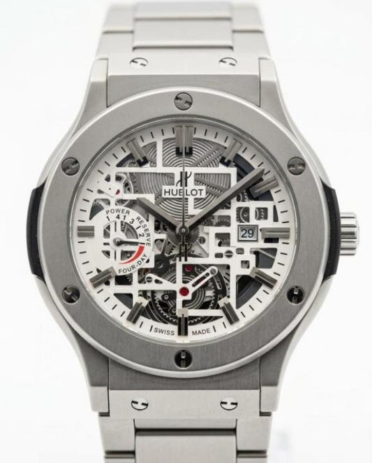 Hublot Big Bang Tourbillon Silver White Dial