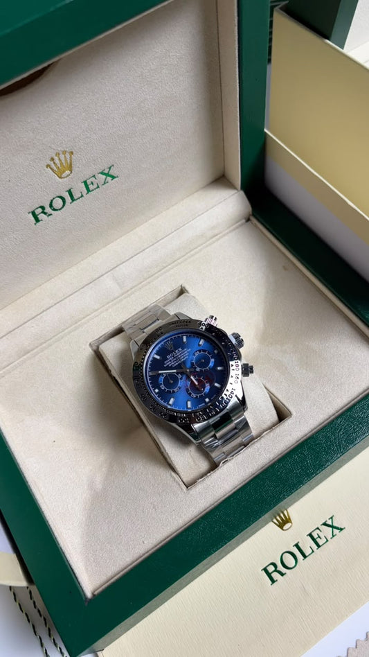 Rolex Oyster Perpetual Daytona Black Blue Watch