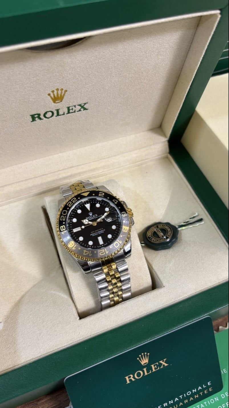 2 Tone Classic GMT Master Premium Watch for Men
