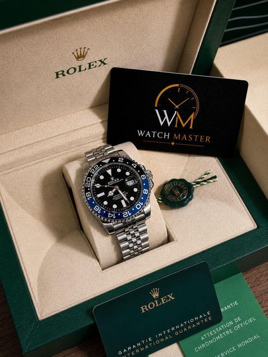 Blue Black Explorer GMT Master Premium Watch for Men