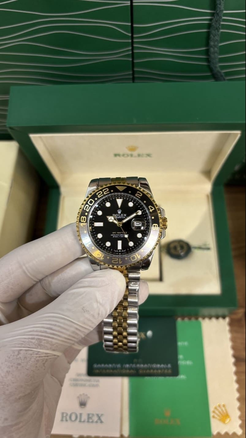 2 Tone Classic GMT Master Premium Watch for Men
