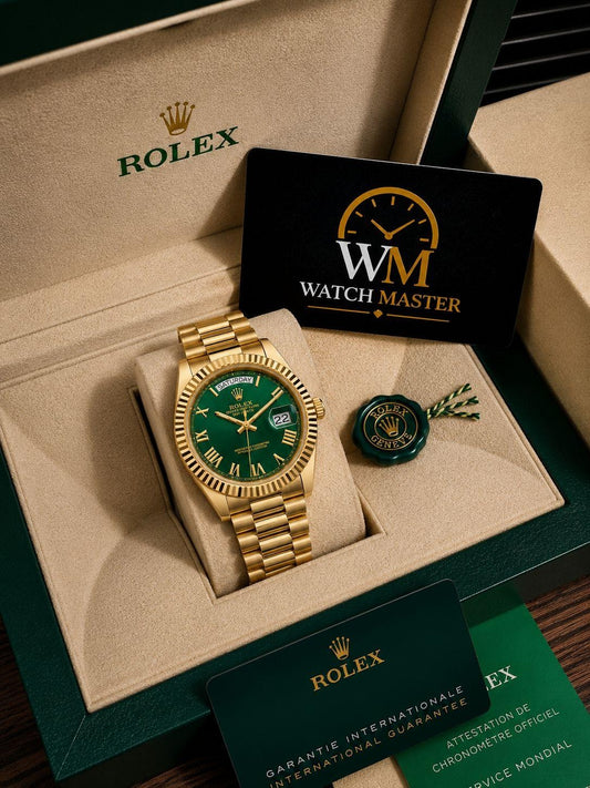 Green Gold Imperial Day Date Premium Watch for Men