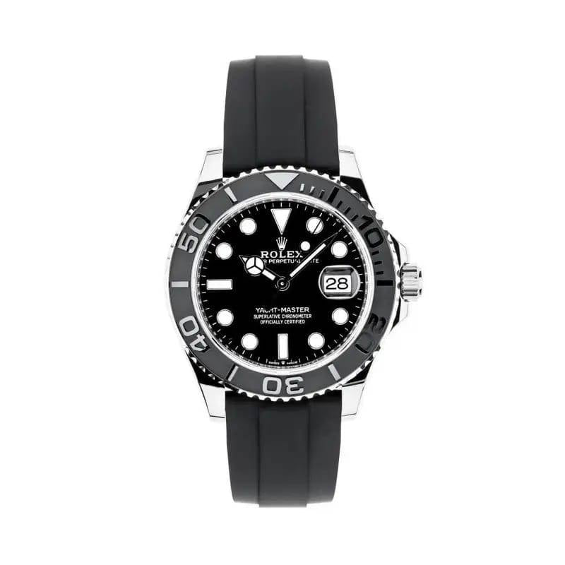 Silver Black Luxury Yacht Master Premium Watch for Men