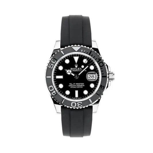 Silver Black Luxury Yacht Master Premium Watch for Men