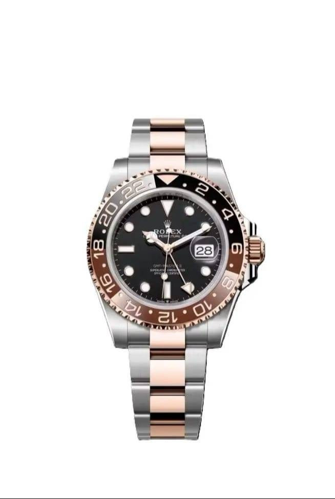 Rose Gold 2 Tone Prestige GMT Master Premium Watch for Men