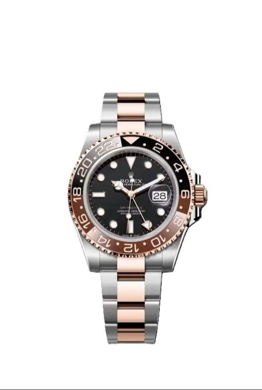 Rose Gold 2 Tone Prestige GMT Master Premium Watch for Men