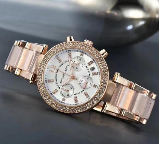 Michael Kors Parker Pink-White