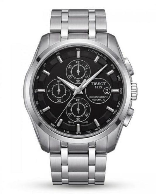 Tissot 1853 Couturier Silver Black Watch