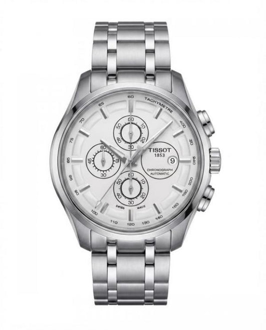 Tissot 1853 Couturier Silver White Watch