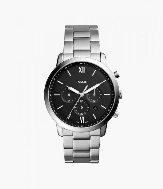 Fossil Neutra Chronograph FS5384 Silver-Black