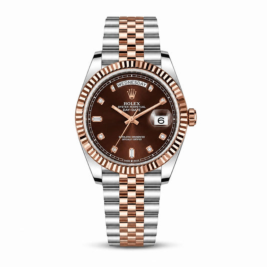 Rolex Oyster Perpetual Day Date Brown 2 Tone