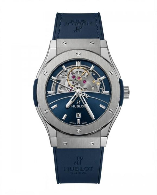 Hublot Big Bang Tourbillon Blue Leather