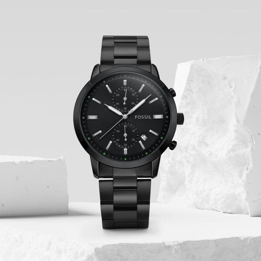 Fossil Townsman Chronograph Black-White