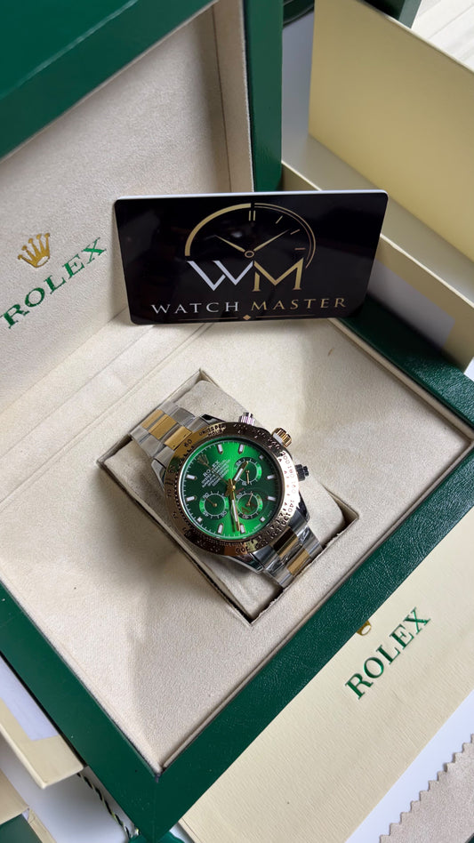 Rolex Oyster Perpetual Daytona 2Ton Green Watch