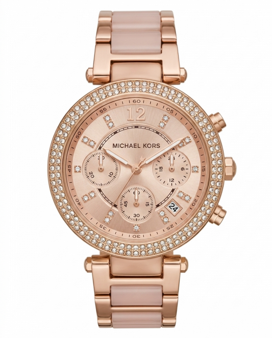 Micheal Kors Parker Two Tone Rose Gold