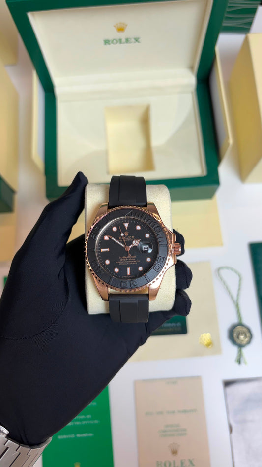 Rolex Oyster Perpetual Yach Master Bronze Silicon Strap