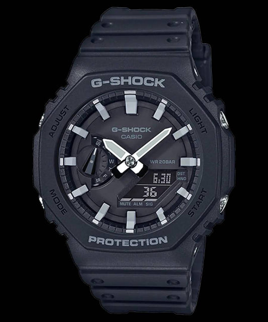 Casio g shock ga2100 black and white