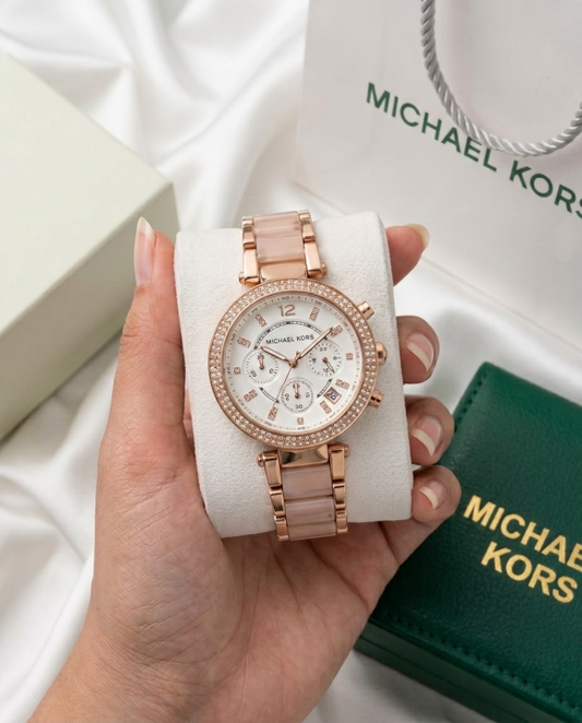 Michael Kors Parker Pink-White