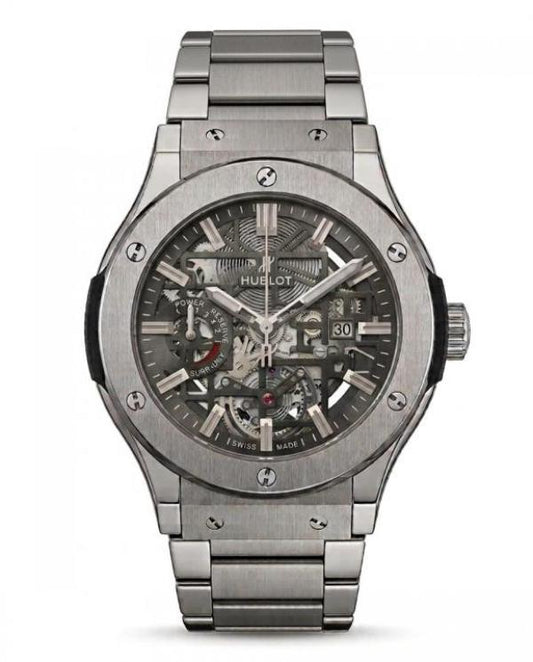 Hublot Big Bang Tourbillon Silver Black Dial
