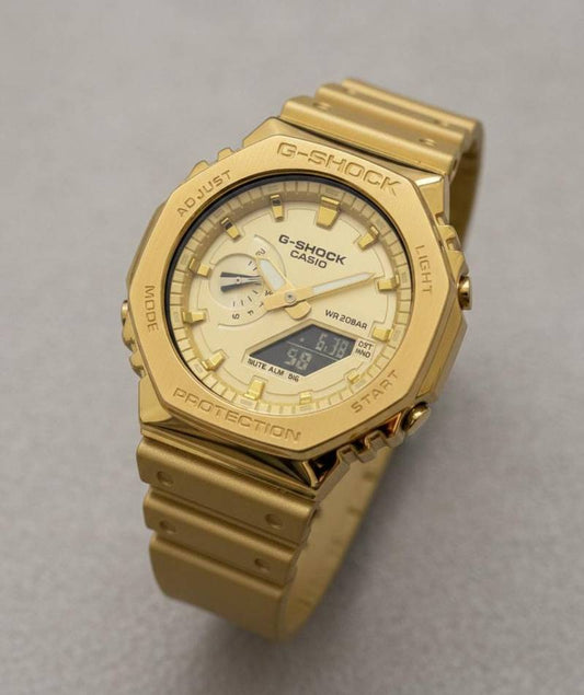 Casio G Shock Gm2100 Full Gold