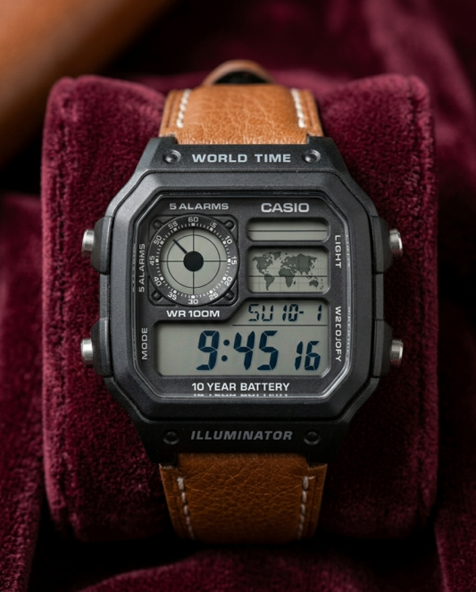 Casio AE-1200 Illuminator Brown Strap