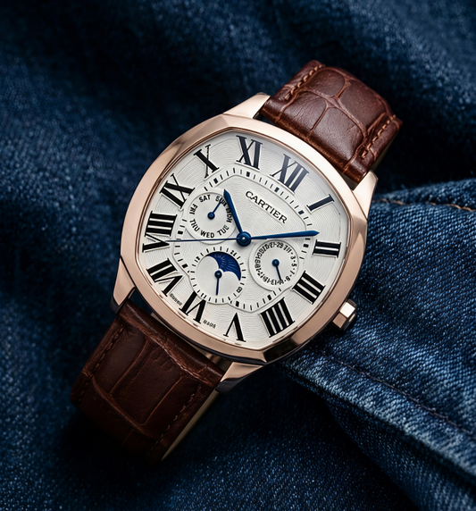 Cartier Diaster Square Brown Copper White