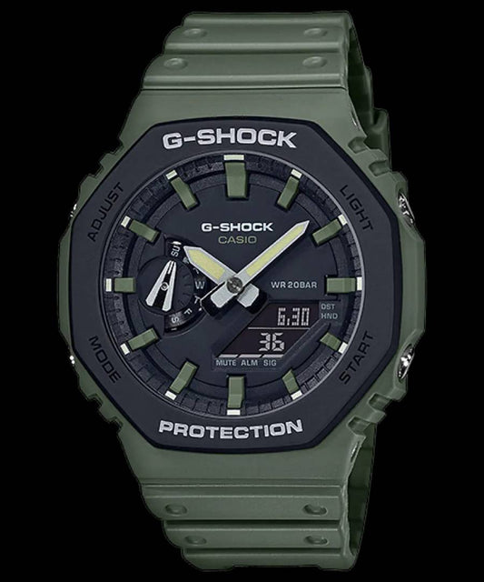 Casio G Shock Ga2100 full green