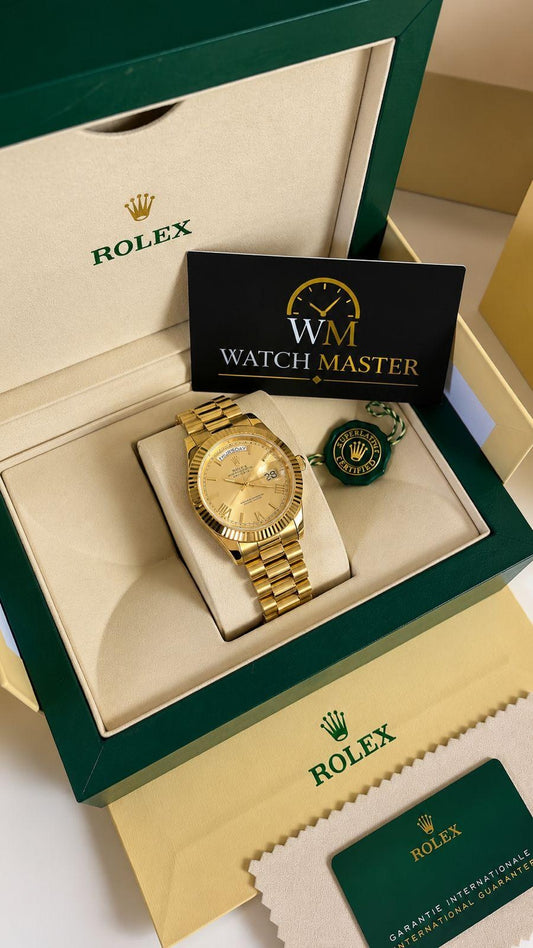 RLX PREMIUM QUALITY DAY DATE FULL GOLD